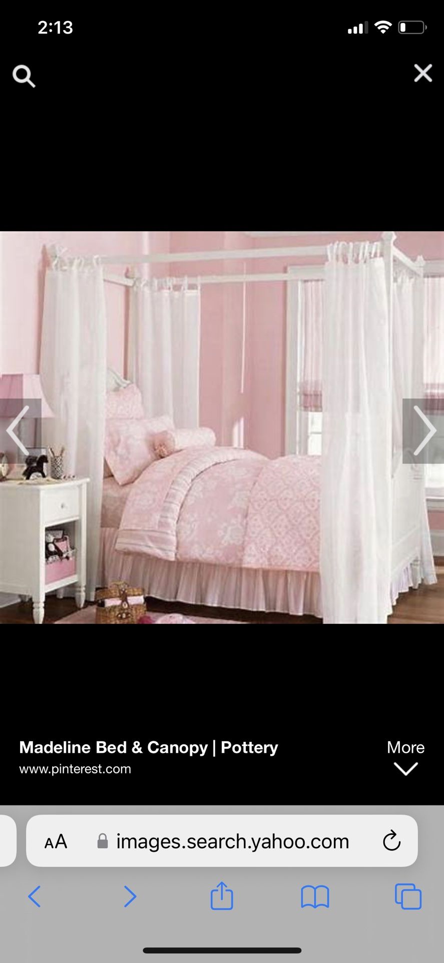 Madeline Bed Canopy Recalled by Pottery Barn Kids Due to Impact