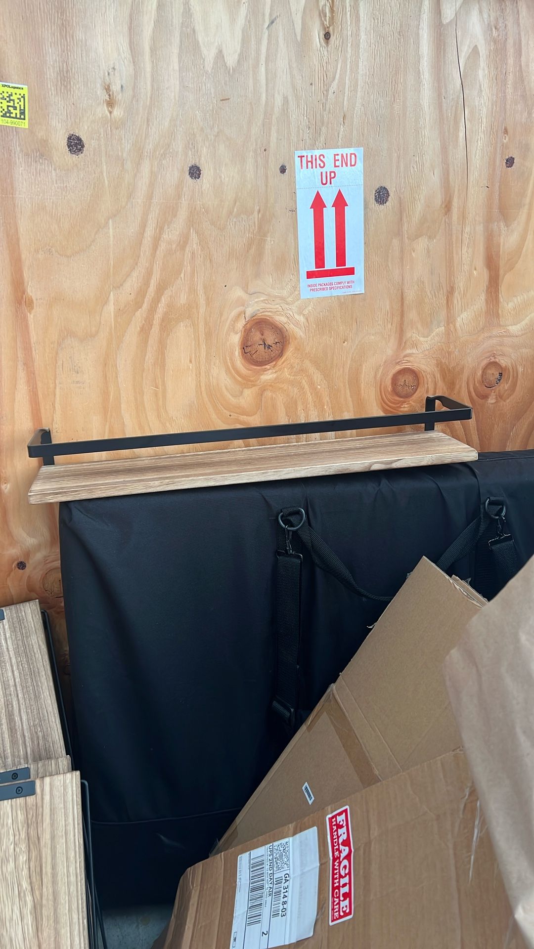 4 Wood Shelves Excellent Condition