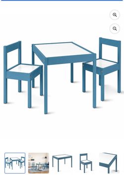 Kids 3-Piece Dry Erase Activity Table & Chair Set
