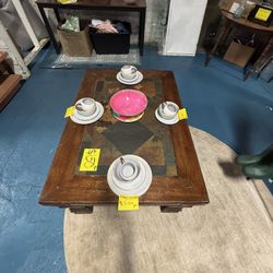 Solid Wood Coffee Table 