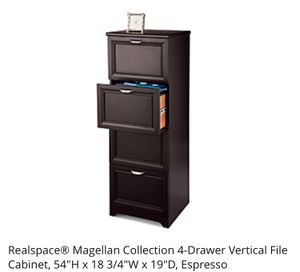 New Still In Box Magellan L Shaped Desk Hutch And File Cabinet