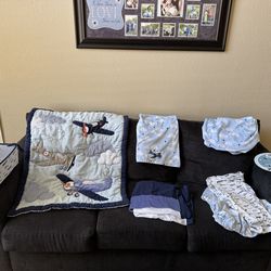 Carters crib Comforter With Matching Accessories
