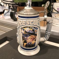 Vintage Rescue Workers Stein