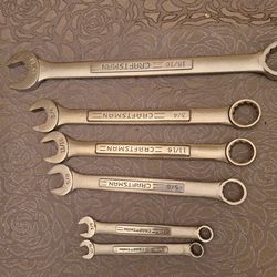 6 piece Combination Craftsman Wrenches