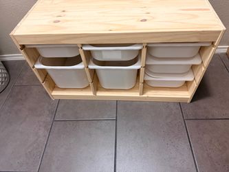 IKEA Trofast Storage Shelf with Bins