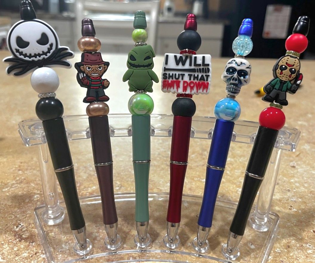 Halloween Beaded Pens