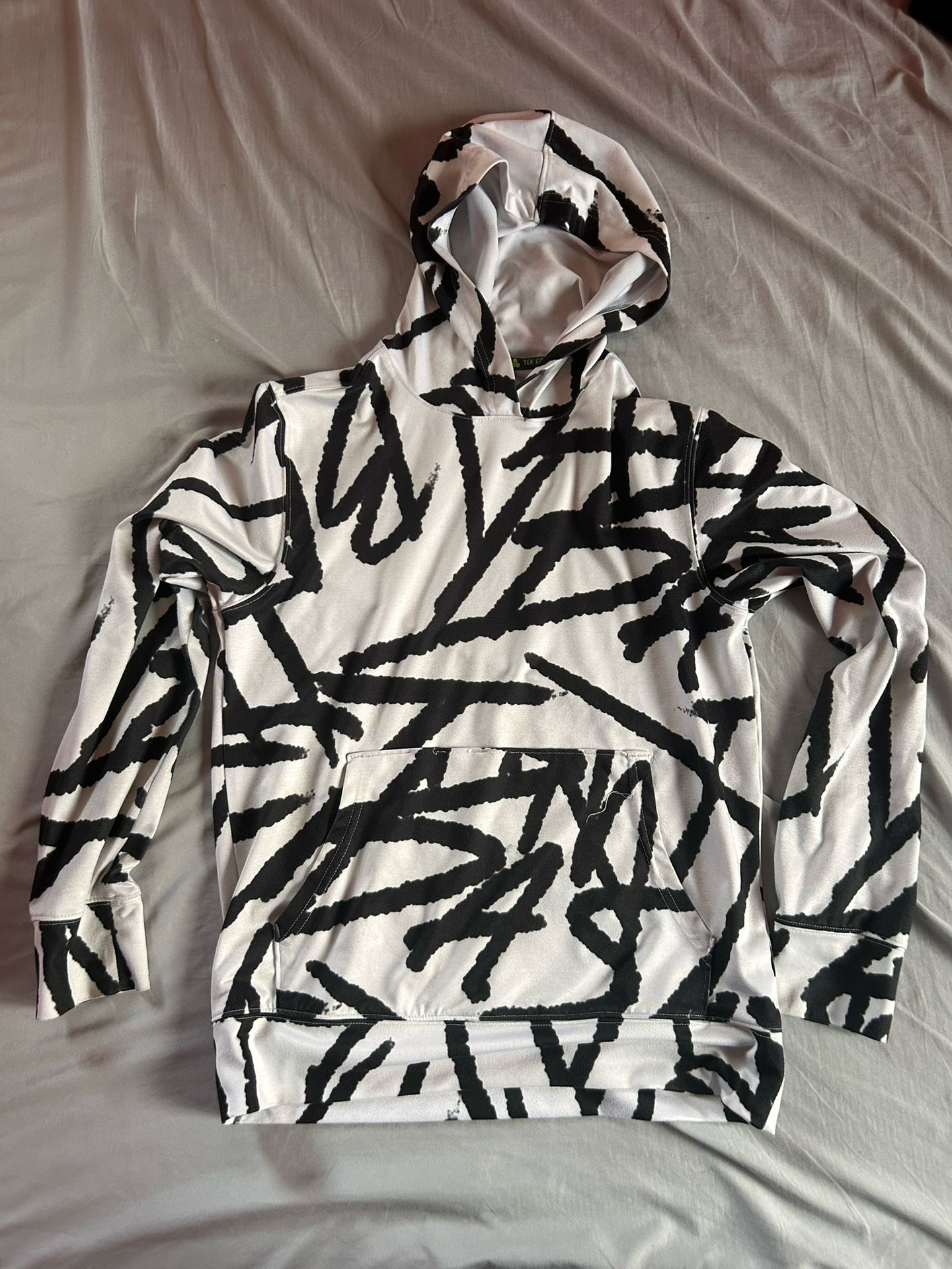 Black and White Camo Hoodie