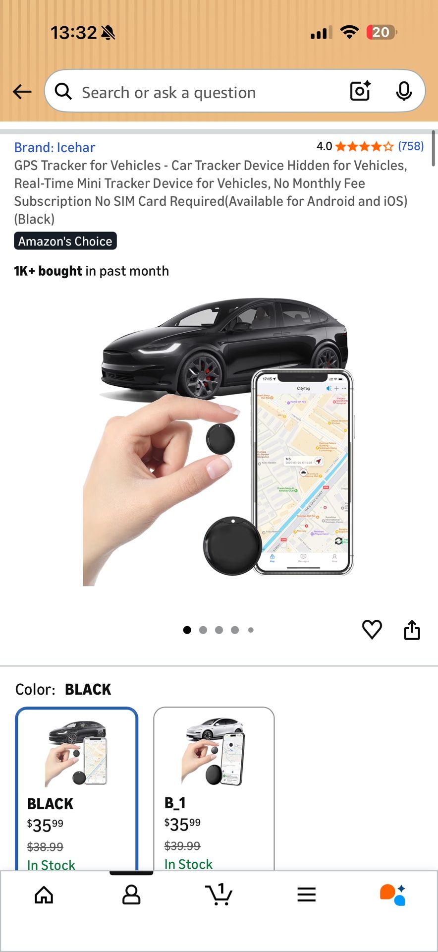 New GPS Tracker for Vehicles - Car Tracker Device Hidden for Vehicles, Real-Time Mini Tracker Device for Vehicles, No Monthly Fee Subscription No SIM