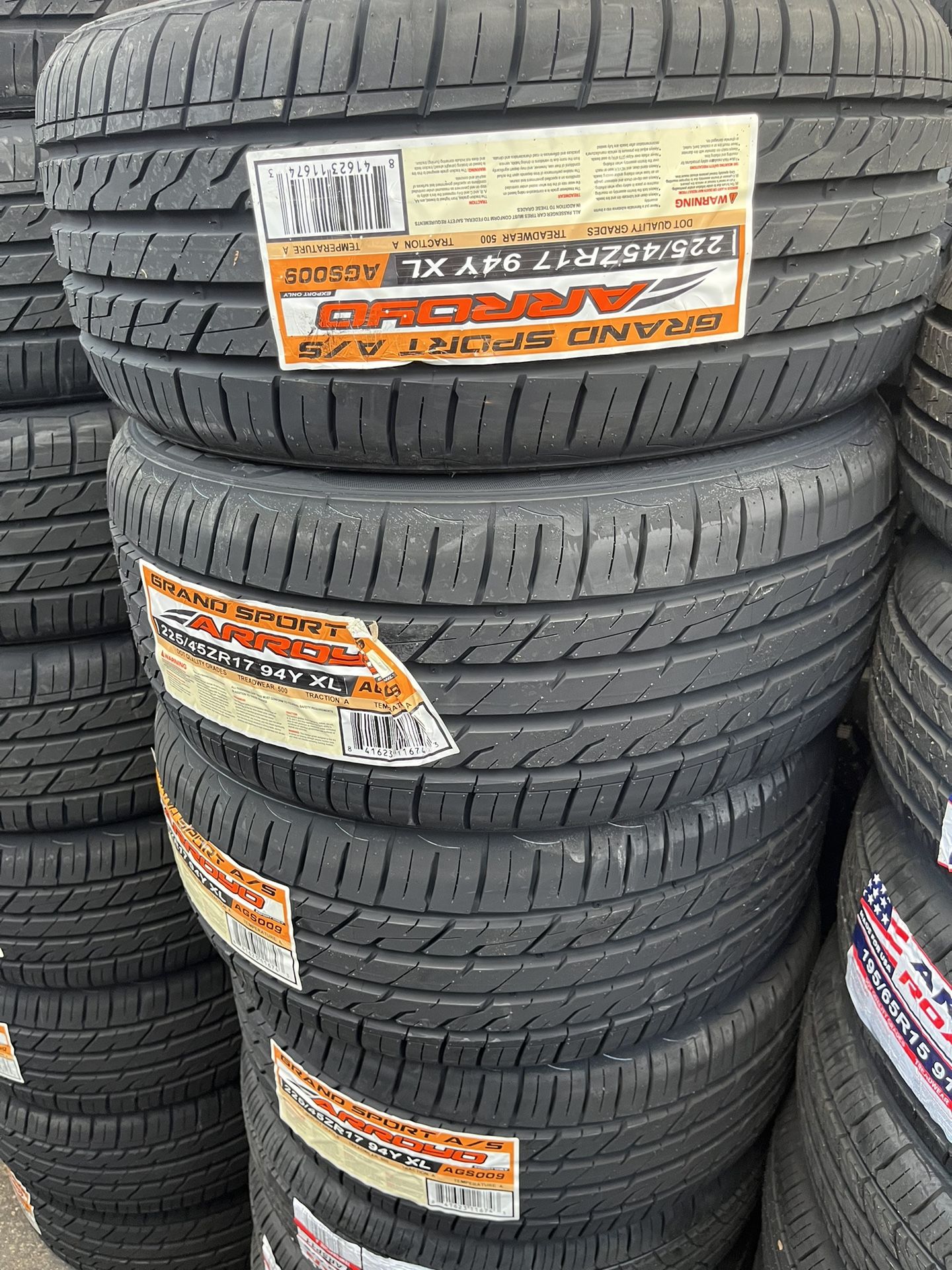 Vendo 225/45/R17 Nuevas Instacion Arroyo Por $300