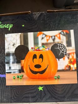 Disney Mickey Mouse Halloween Candy Treat Bowl