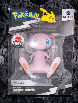 New* Official Pokemon Mew Select Deluxe 8 Inch Vinyl Figure Series 3 New/Sealed