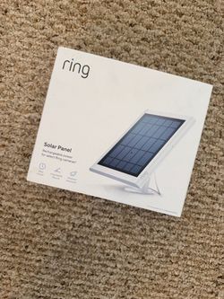 Ring Solar Panel - Brand New in Box