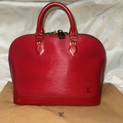 Louis Vuitton Alma Epi Leather Bag