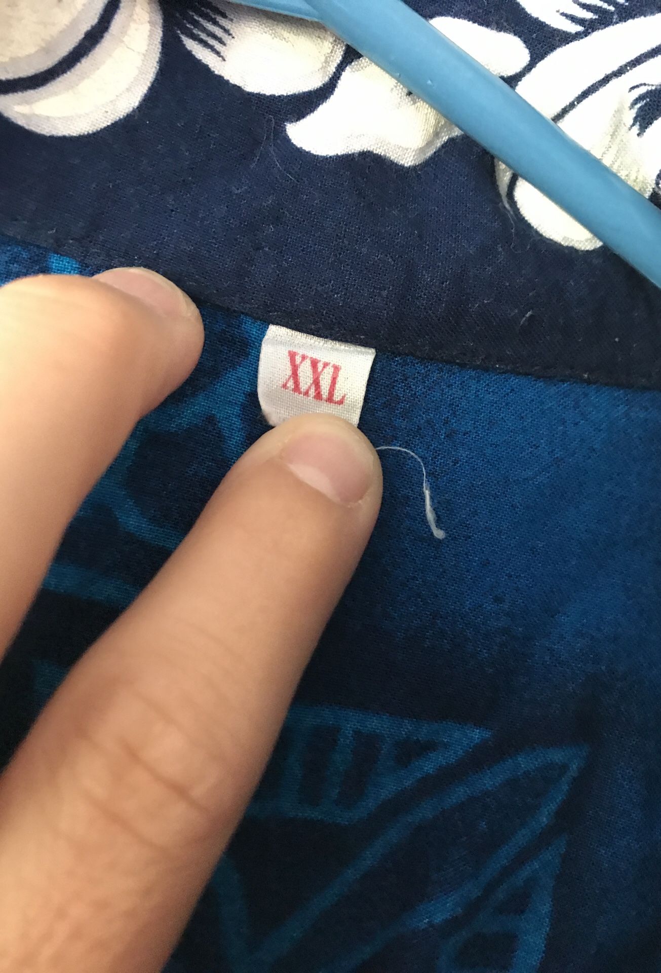 Blue Hawaiian shirt
