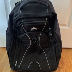 High sierra backpack W/wheels