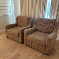 Custom  Upholstered Armchairs 