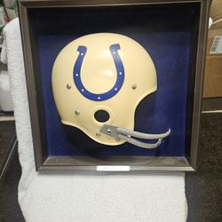 Riddell Half Helmet Plaque for the BALTIMORE COLTS. 
