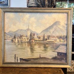 1848 August Haun Oil Painting