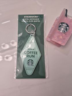 Starbucks Collectable Motel Keychain and Hair Claw NEW Clip Great Christmas 🎁