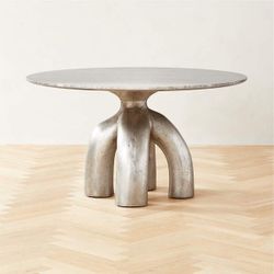 Marnie Round Marble Dining Table