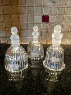 Vintage Goebel Crystal Bells