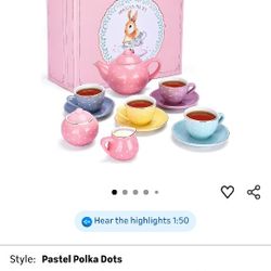Jewelkeeper Porcelain Tea Set Brand New