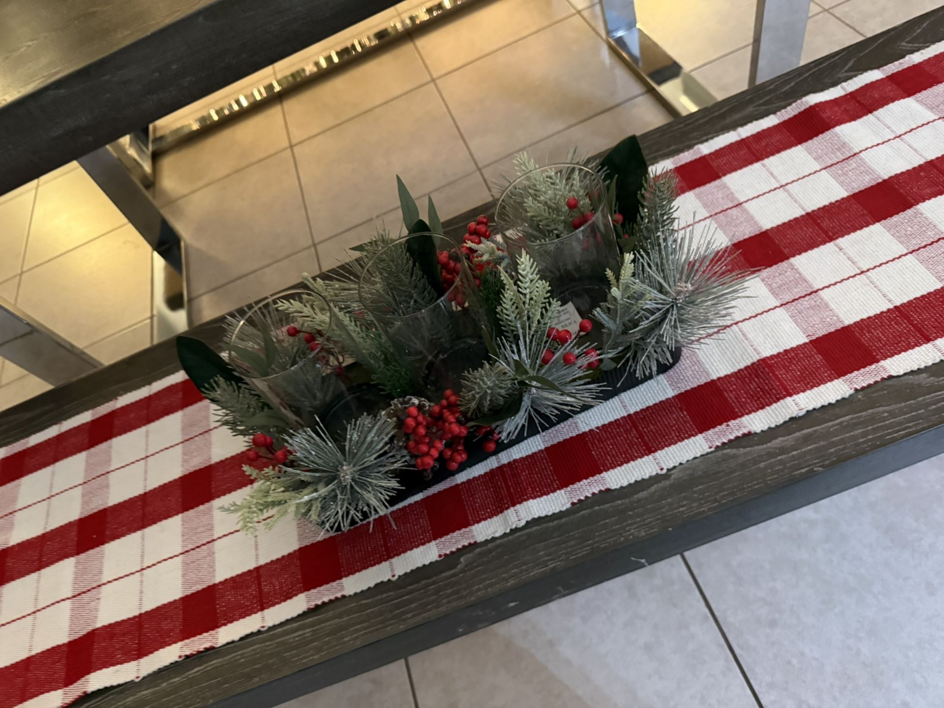 Christmas Decorations Candles Holder