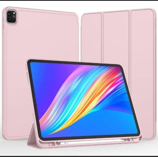 New iPad Pro 12.9 Case 2022(6th Gen)/2021(5th Gen) with Pencil Holder