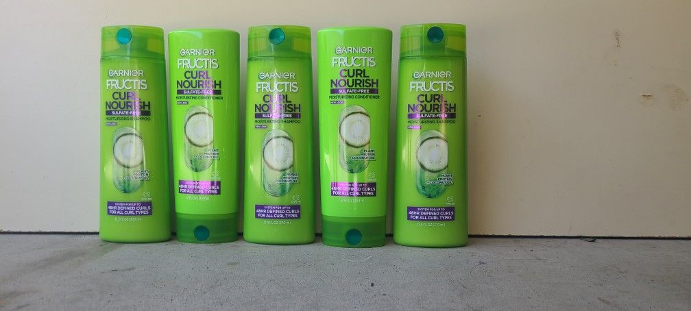 Garnier Fructis Curl Nourish Shampoo And Conditioner