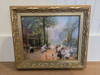 Framed Jean Beraud print