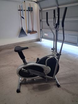 2-in-1 Elliptical Bike Trainer