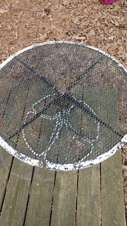 Unusual patio table.