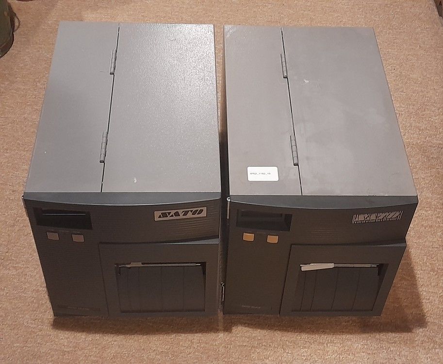 2 Sato Thermal Barcode Label Printers