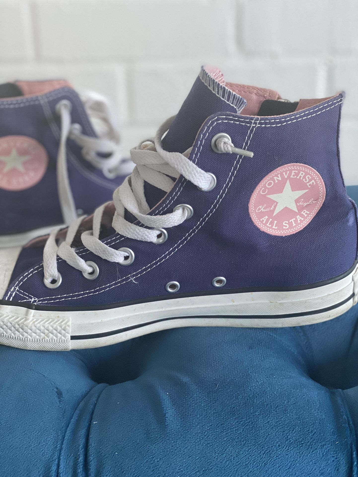 Purple And Pink Converse