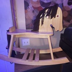 Wood Rocking Horse 