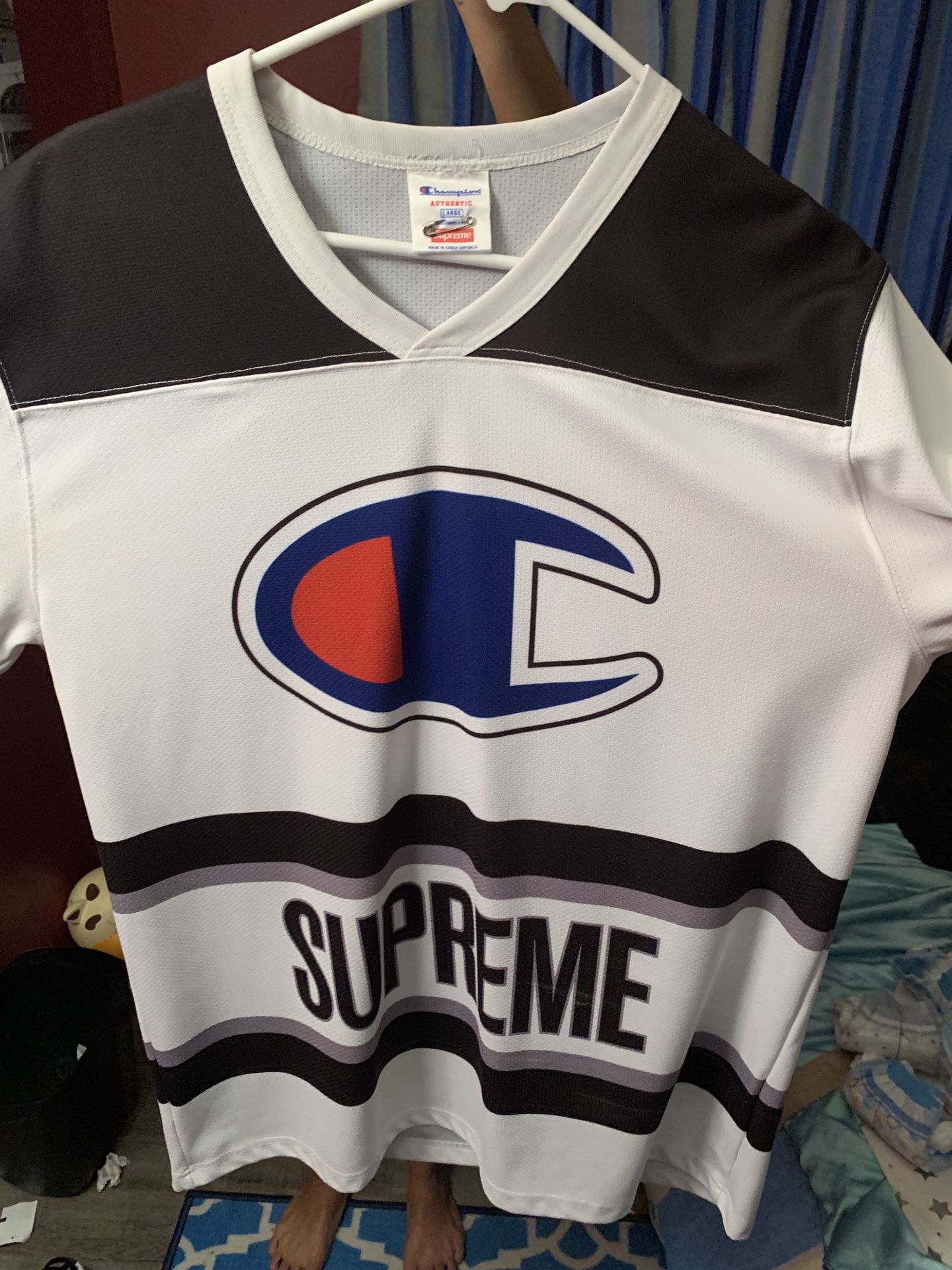 Supreme x Champion Hockey Jersey