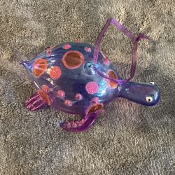 Handblown Glass Turtle Ornament