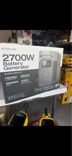 Evoflow delta 2 , brand new 2700 watt