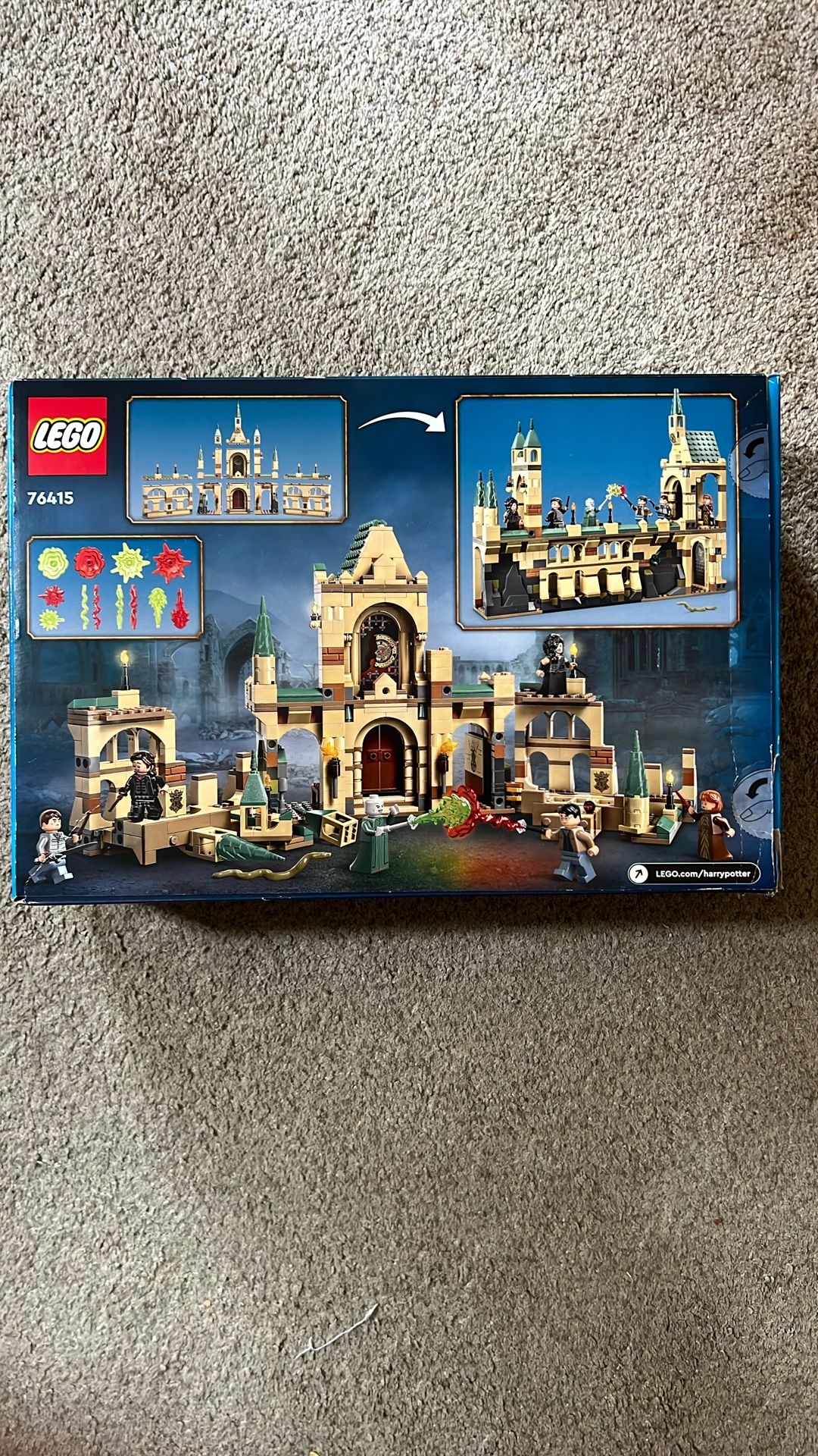 Harry Potter Battle Of Hogwarts Lego Set