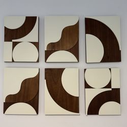 Wooden Geometric Wall Art 
