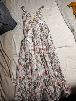 Floral Maxi Dress with Tags