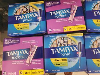 Tampax pearl or Radiant