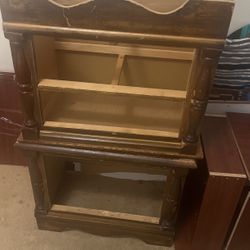 Wooden Night Stand Drawers 