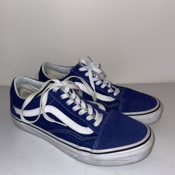 Blue Vans Size 6 Men/7.5 Women