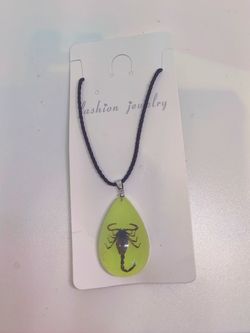 Scorpion Glow In The Dark Pendant