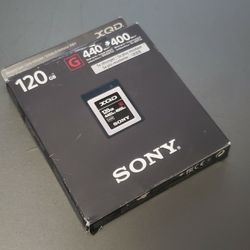 Sony XQD Memory Card 120GB - 440/400 MB/s Read/Write