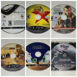 lot of assorted Playstation 3 PS3 video games including Sonic the Hedgehog, Need for Speed Rivals, etc.