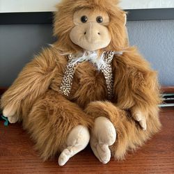 NEW Animal Adventure Realistic Furry Ape Gorilla Monkey Soft Stuffed Animal 