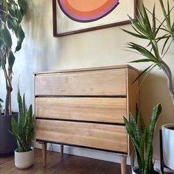 MCM Wood 3-Drawer Dresser