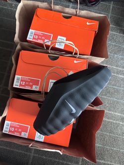 Nike mind 001 slide black chrome